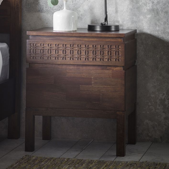 Morocco Bedside 2 Drawer Chest