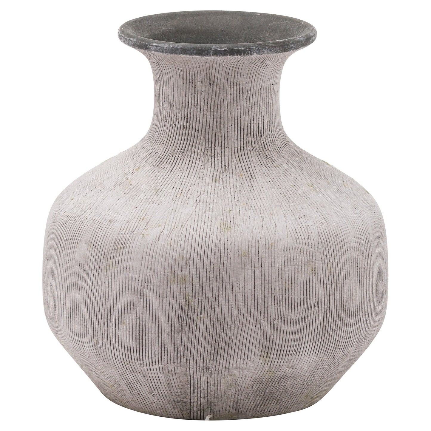 Squat Stone Vase